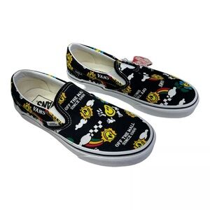 Vans Slip On Better Days Mens Size M5.5 W7.0 Skateboarding Casual Shoes BLK/WHI